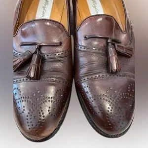 Mezlan Mens Havana Brown Vero Cuoio Leather Tassel Brogue Loafer US Size 12 M Mezlan | Shoes | Mezlan Havana Brown Vero Cuoio Leather  main image 4